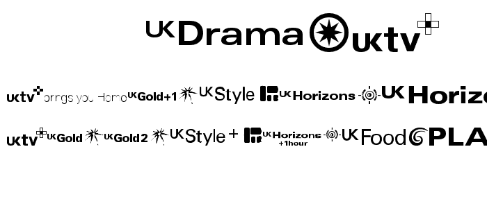 UKtv Family Logos font